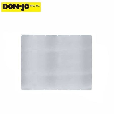 Don-Jo Kick Plate, Satin Stainless Steel, 40" x 34", Special Order Only DNJ-90-630-40-34